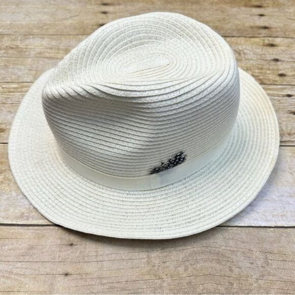 Quartus by Albertus Q. Swanepoel Men’s Fedora in Natural - Picture 1 of 6